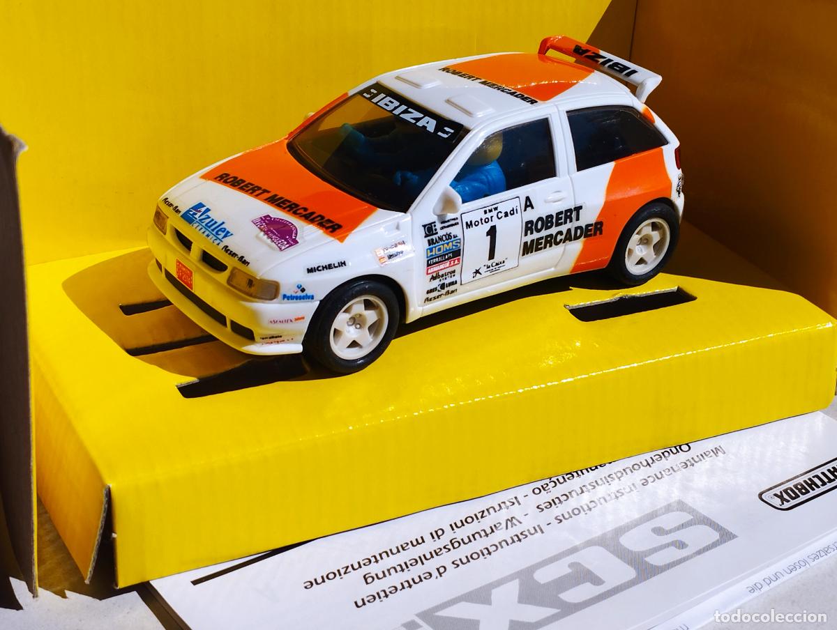 Scalextric: SEAT IBIZA KIT CAR ROBERT MERCADER DE SCALEXTRIC MATCHBOX TYCO CON SU CAJA