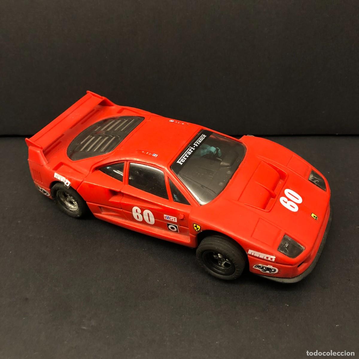 Scalextric: COCHE DE CARRERAS - FERRARI F-40 - SCALEXTRIC TYCO - SLOT CAR - ESCALA 1:32 - DORSAL N&ordm; 60 / 6