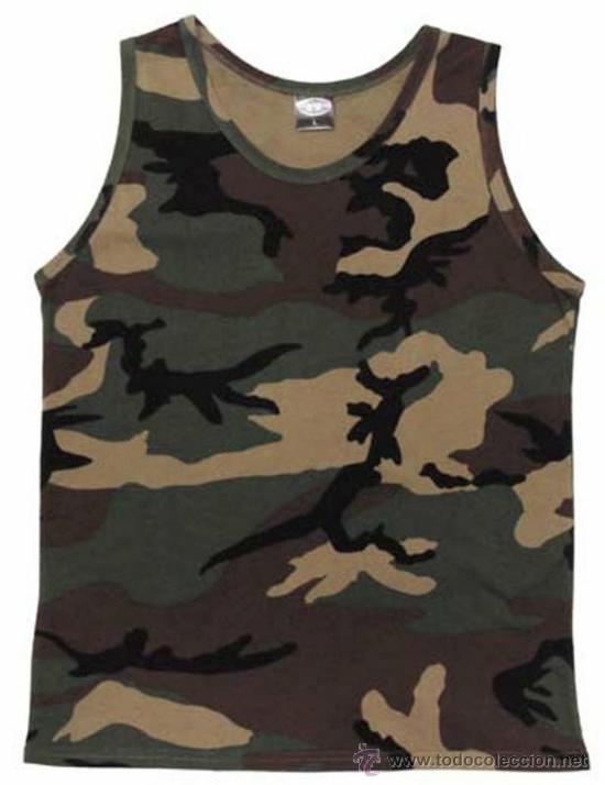 Segunda Mano: CAMISETA TIRANTES CAMU WOODLAND ALGODON 160gr/m233 00153T MF2