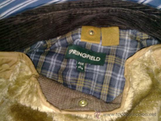 Segunda mano: CHAQUETON MARRON CON FORRO DESMONTABLE SPRINGFIELD - Foto 4