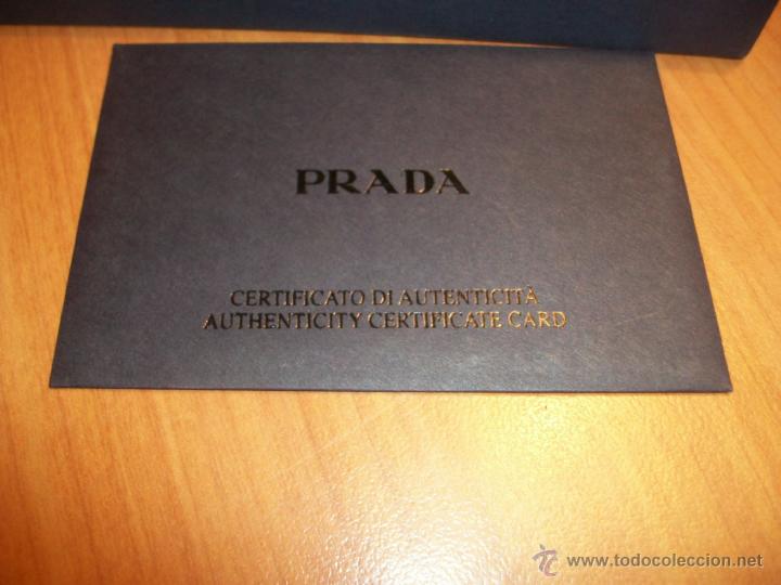 prada certificato di autenticita