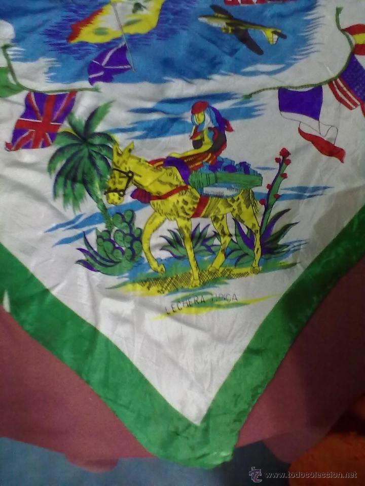 Segunda mano: PA&Ntilde;UELO DE SEDA ESTAMPADO ISLAS CANARIAS - Foto 5