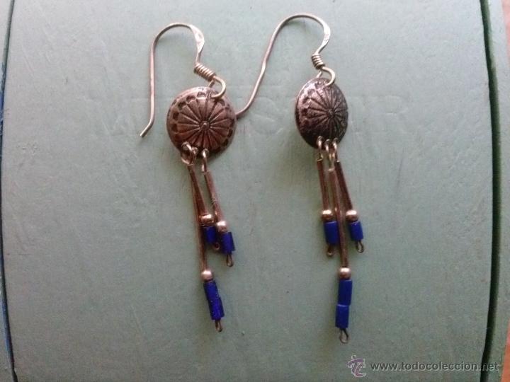 Segunda mano: Pendientes en plata 925nng pureza con &oacute;nice  - Foto 2