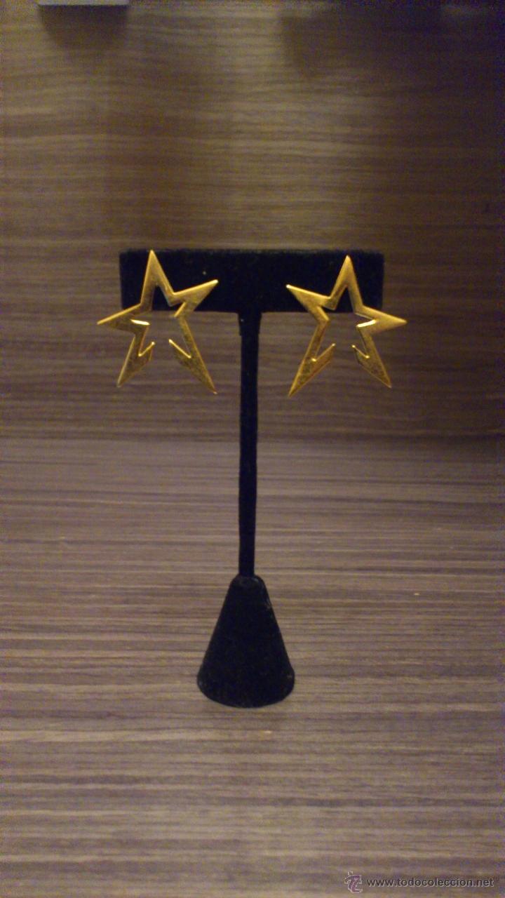 Segunda mano: Pendientes con ba&ntilde;o de oro. A&ntilde;o 1995 - Foto 1