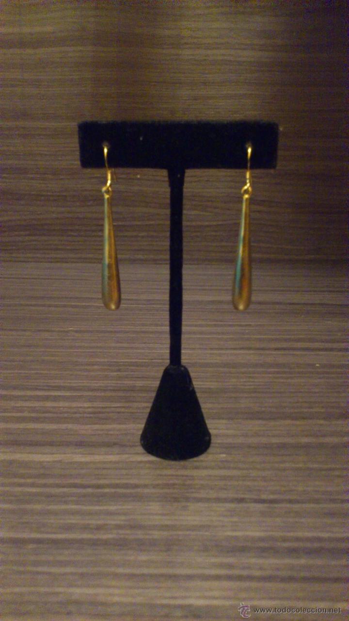 Segunda mano: Pendientes con ba&ntilde;o de oro. A&ntilde;o 1995 - Foto 1