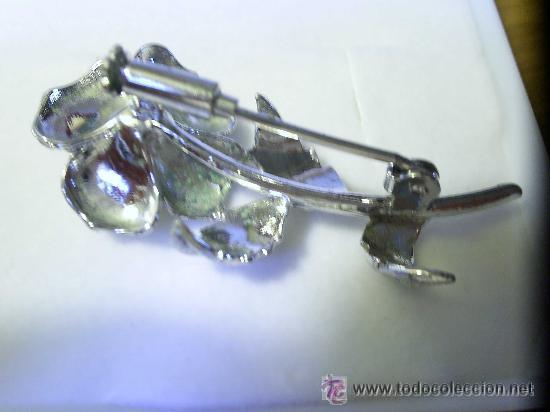 Segunda mano: Broche rodiado con perla - Foto 2