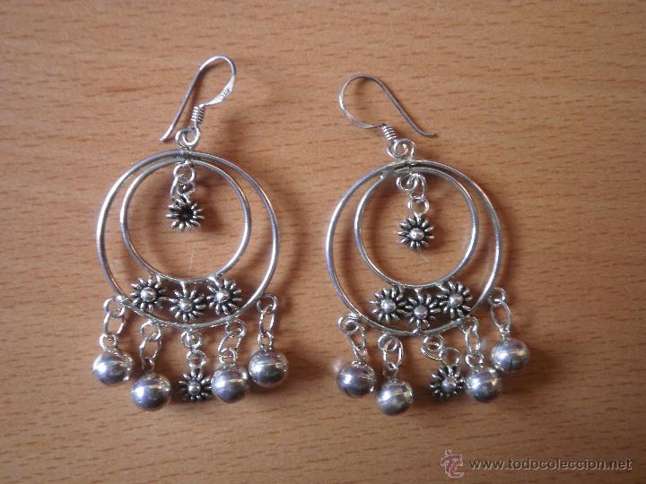 Segunda mano: Pendientes de plata. - Foto 3