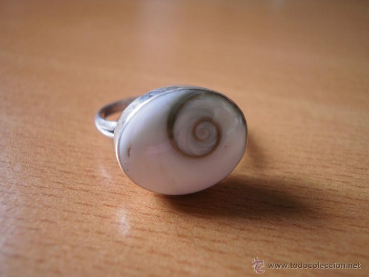 Segunda mano: Anillo de plata con ojo de Shiva. - Foto 1