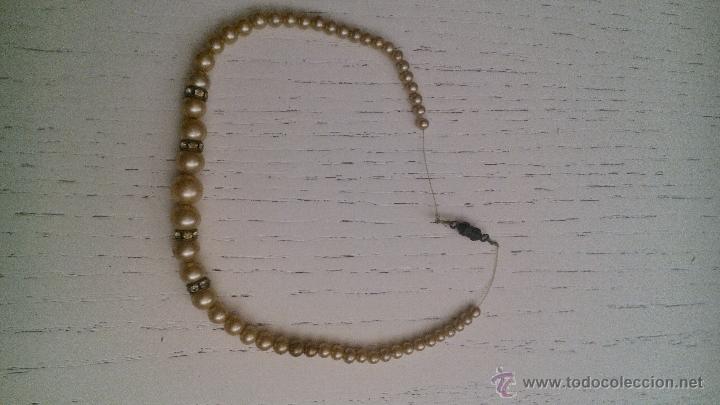 Segunda mano: Collar perlas varios tama&ntilde;os - Foto 1