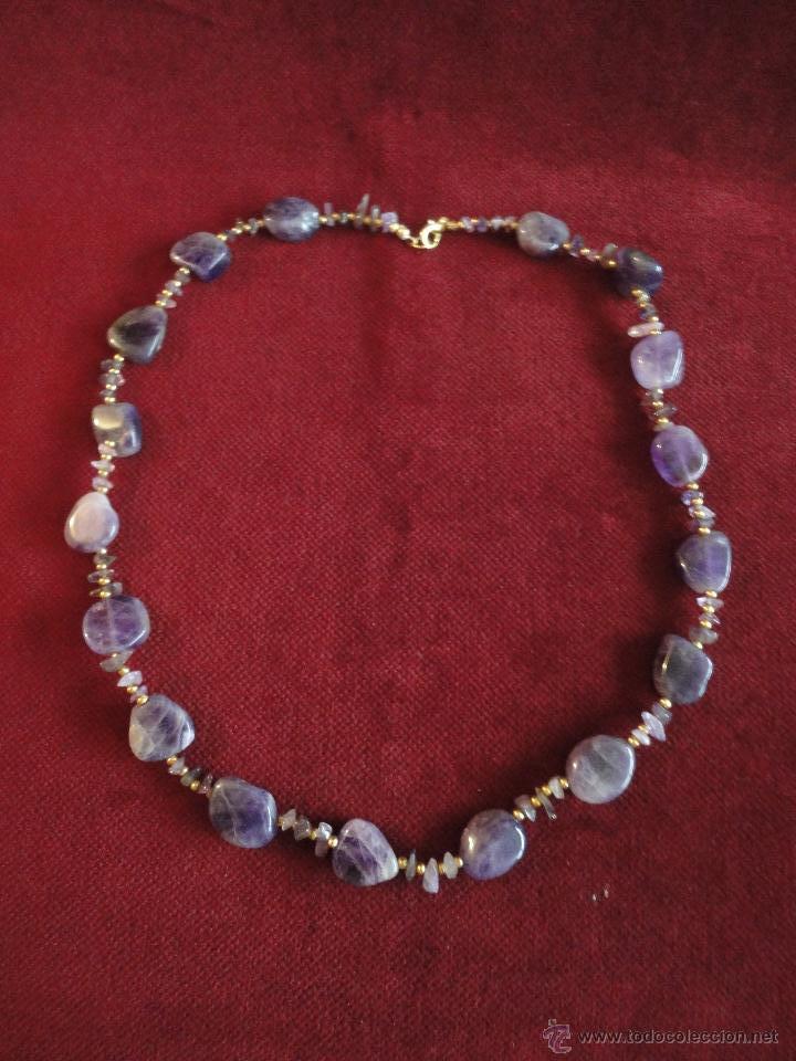 Segunda mano: COLLAR DE AMATISTAS - Foto 1