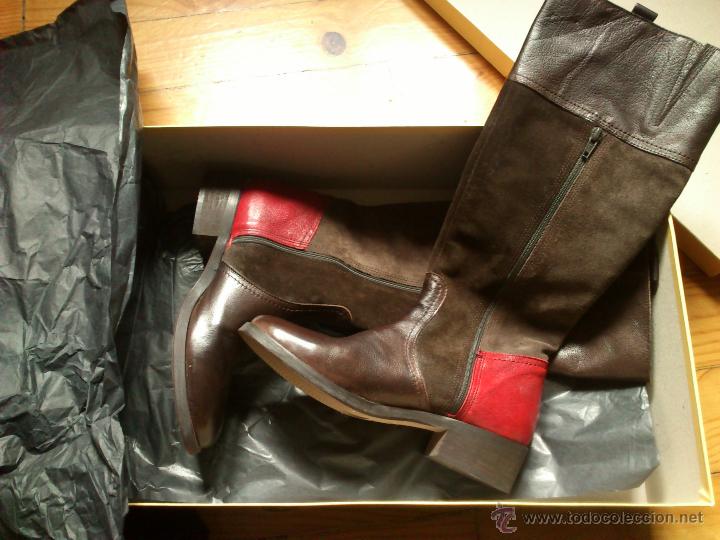 Botas de piel para mujer de la marca italiana p - Vendido en Venta Directa  - 45473894