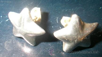 Segunda mano: pendientes estrella en plata de ley - 1,50cms - Foto 1