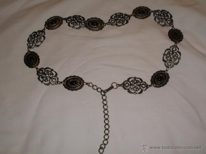 Segunda mano: CINTURON METAL PLATEADO - Foto 3