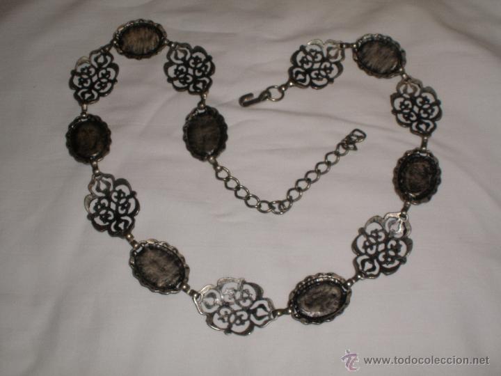Segunda mano: CINTURON METAL PLATEADO - Foto 4