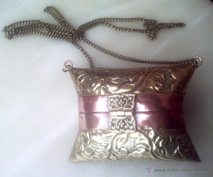 Segunda mano: BOLSO NEPAL&Iacute; DE LATON - Foto 8