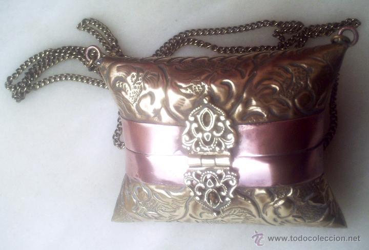 Segunda mano: BOLSO NEPAL&Iacute; DE LATON - Foto 9