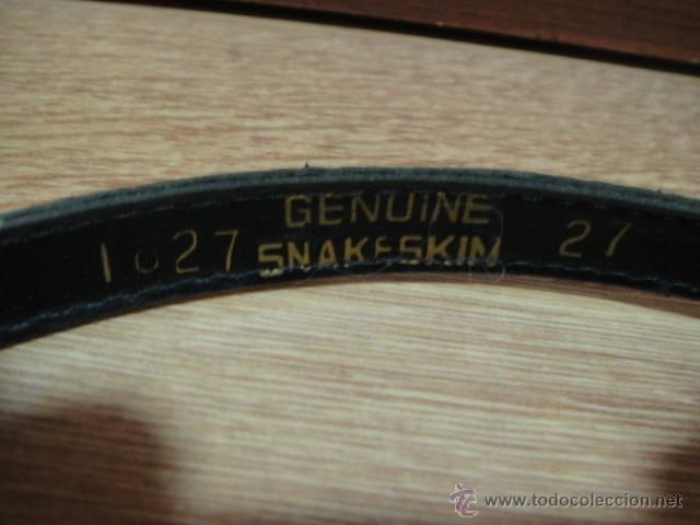 Segunda mano: cinturon de se&ntilde;ora de piel de serpiente - Foto 3