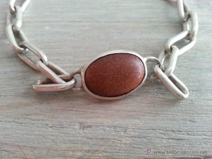 Segunda mano: PULSERA DE PLATA CON PIEDRA - Foto 2