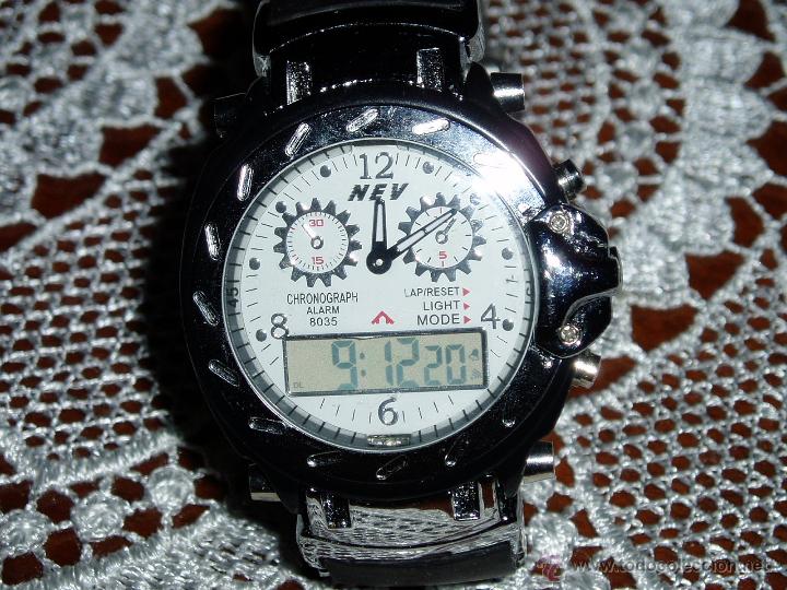 Segunda mano: Reloj NEV Cronograph Anal&oacute;gico y Digital - Foto 3