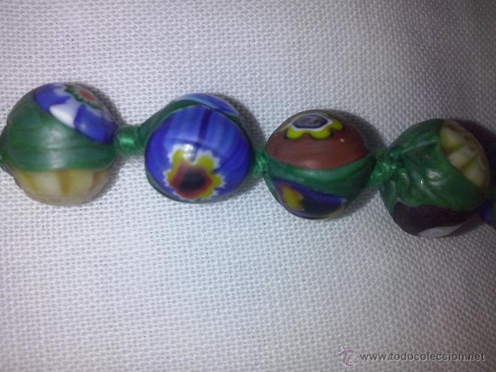 Segunda mano: Collar en piedras mide 21 cms - Foto 3
