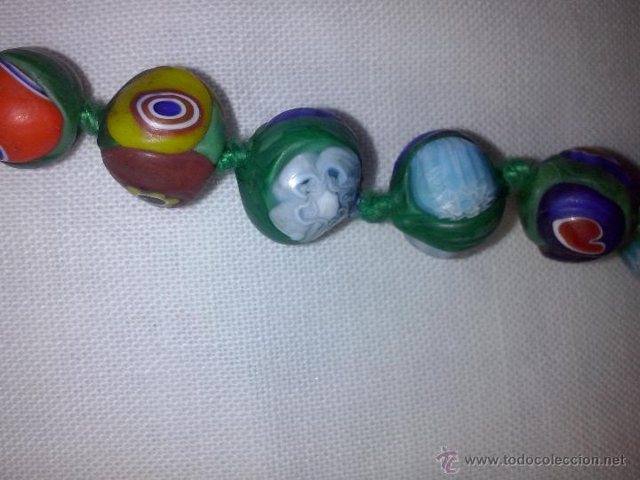Segunda mano: Collar en piedras mide 21 cms - Foto 5