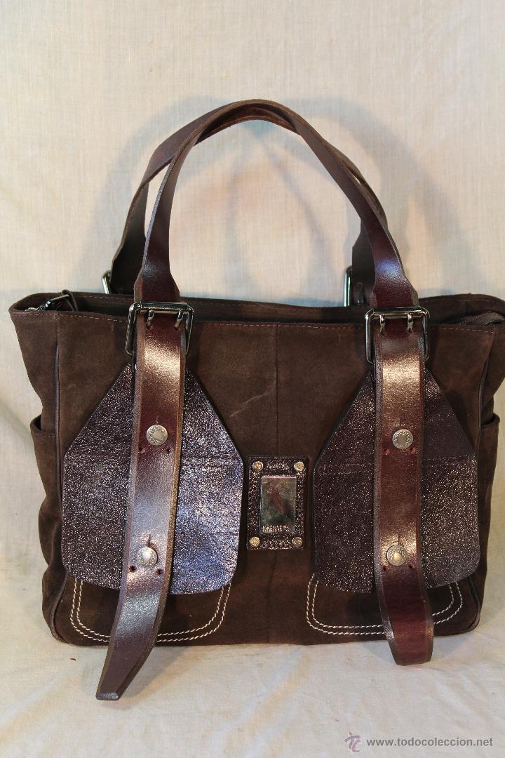 Segunda mano: BOLSO EN PIEL MACHINE BY BASICO - Foto 2