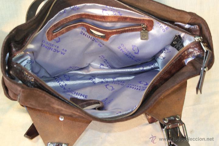 Segunda mano: BOLSO EN PIEL MACHINE BY BASICO - Foto 4