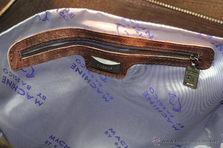 Segunda mano: BOLSO EN PIEL MACHINE BY BASICO - Foto 5