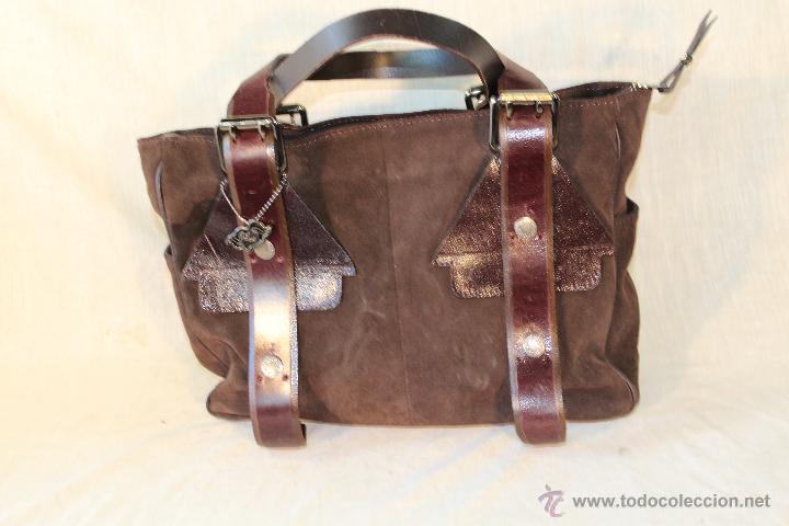 Segunda mano: BOLSO EN PIEL MACHINE BY BASICO - Foto 11