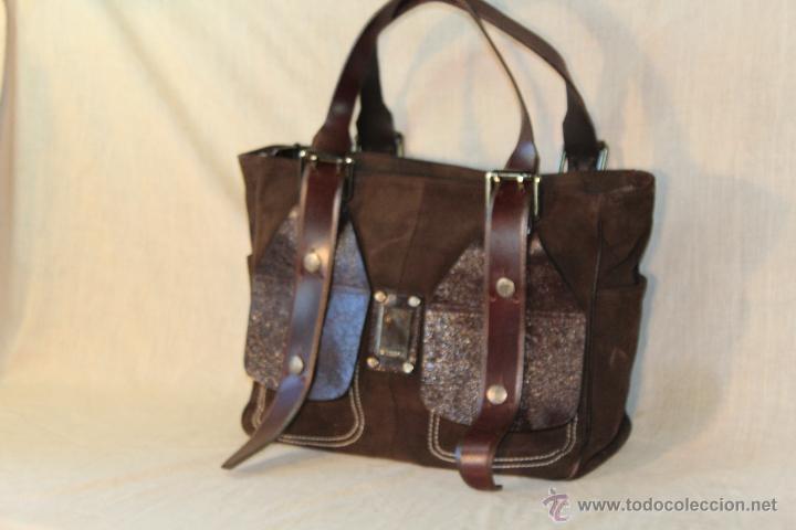 Segunda mano: BOLSO EN PIEL MACHINE BY BASICO - Foto 13