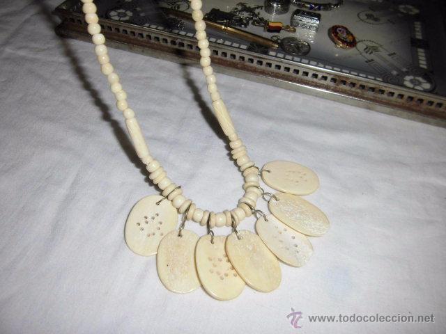 Segunda mano: BONITO COLLAR DE HUESO - Foto 4