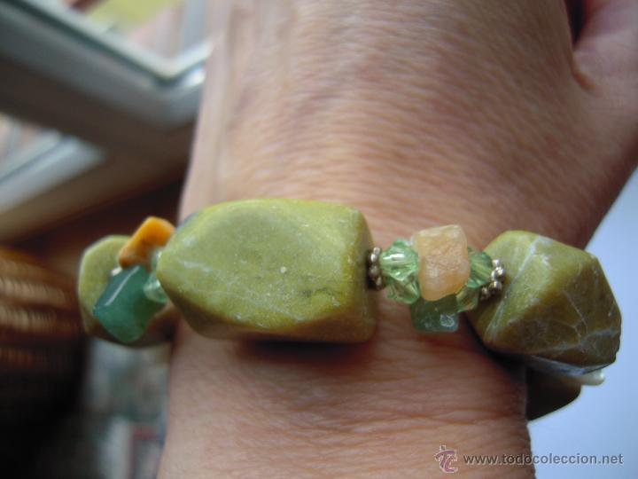 Segunda mano: Conjunto pulsera y pendientes verdes - Foto 4