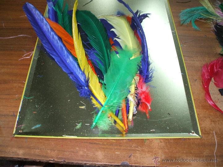 Segunda mano: Lote de 18 plumas tipo indio - Foto 1