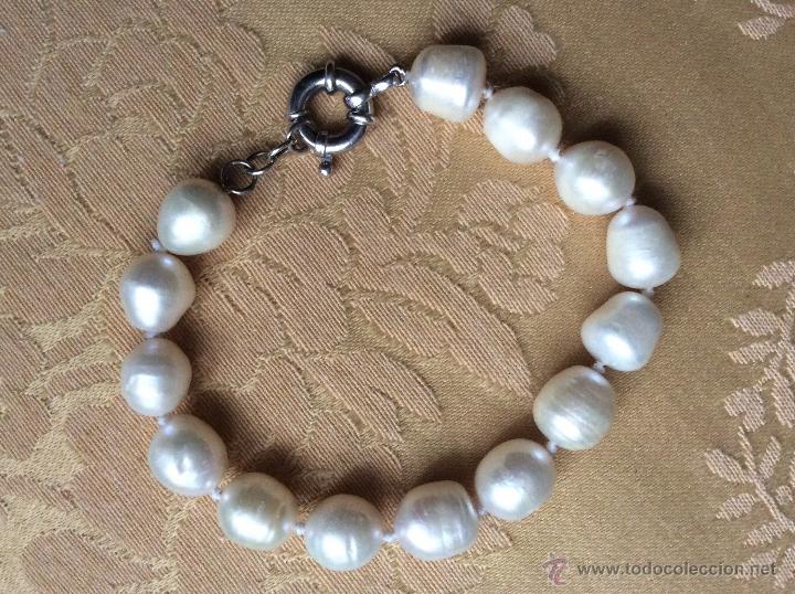 Segunda mano: PULSERA PERLAS NATURALES Y CIERRE PLATA - Foto 8