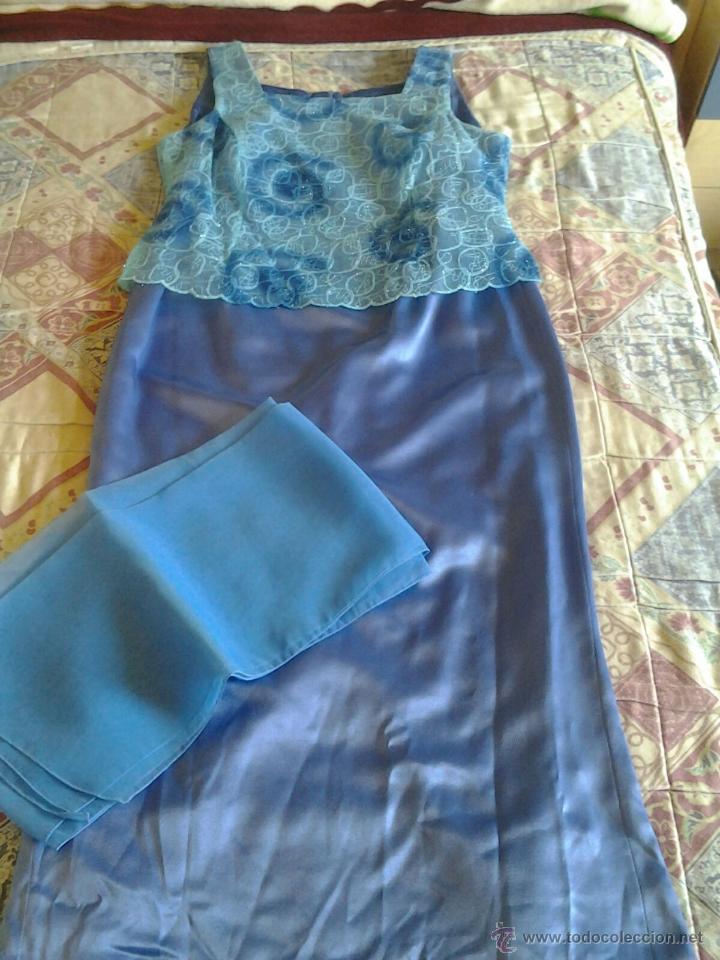 Segunda mano: VESTIDO DE FIESTA CON FULAR - Foto 1