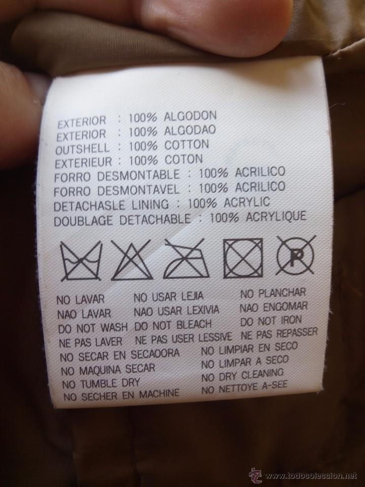 Segunda mano: CHAQUETON MARRON CON FORRO DESMONTABLE SPRINGFIELD - Foto 7