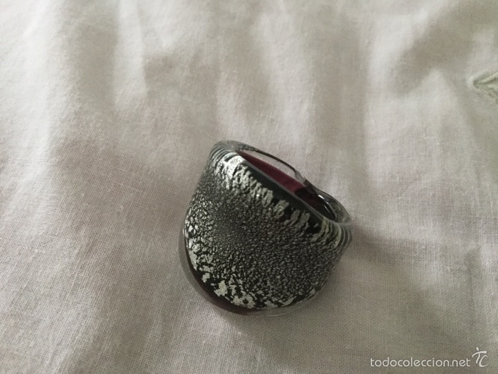 Segunda mano: Anillo de cristal de murano - Foto 1