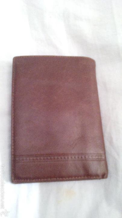 Segunda mano: BILLETERA PIEL MARR&Oacute;N - Foto 3