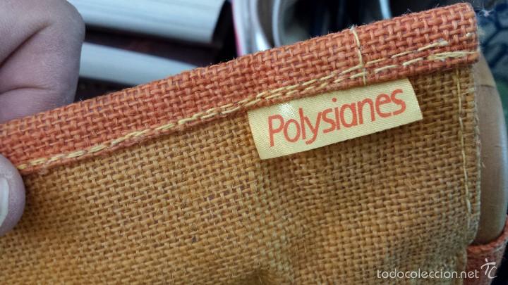 Segunda mano: BOLSO POLYSIANES DE SACO FORRADO ASAS DE MADERA - Foto 3