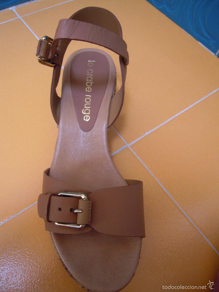 Segunda mano: Sandalias con cu&ntilde;a n&ordm; 40 - Foto 4