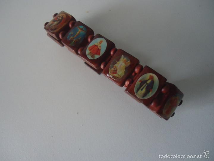 Segunda mano: pulsera madera con decoracion - Foto 1
