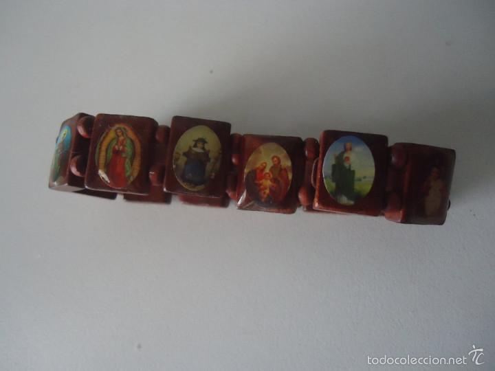 Segunda mano: pulsera madera con decoracion (2) - Foto 1