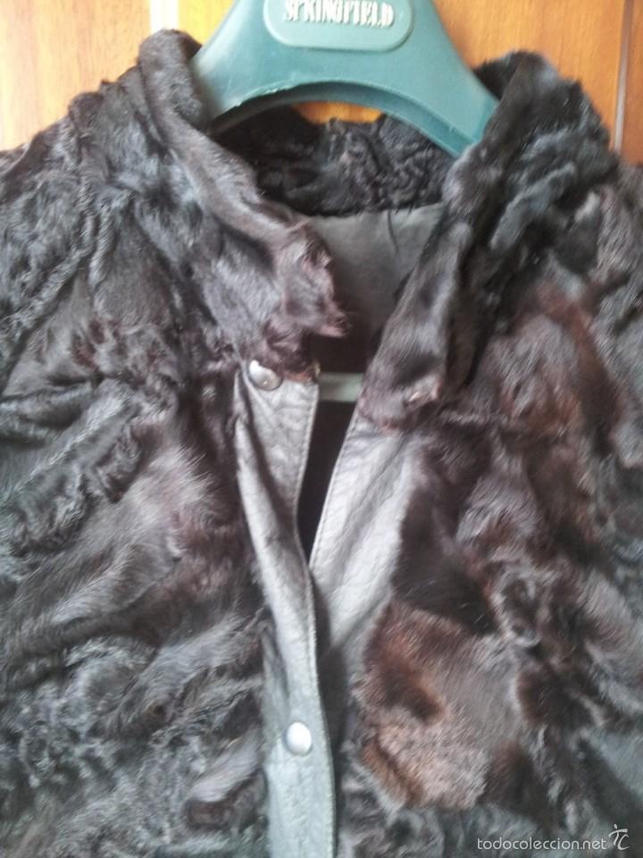 Segunda mano: CHAQUET&Oacute;N PIEL Y VISON - Foto 3