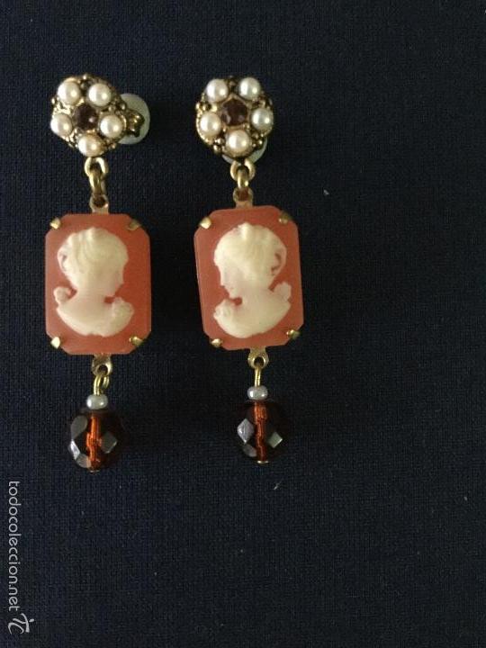 Segunda mano: Pendientes camafeo. NUEVOS - Foto 1