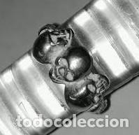 Segunda mano: Sortija tres calaveras en plata de ley adaptable - Foto 1