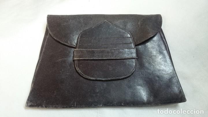 Segunda mano: BOLSO DE MANO VINTAGE DE PIEL - Foto 1