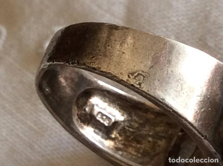 Segunda mano: CURIOSO ANILLO VINTAGE EN PLATA DE LEY 925 ML - Foto 4