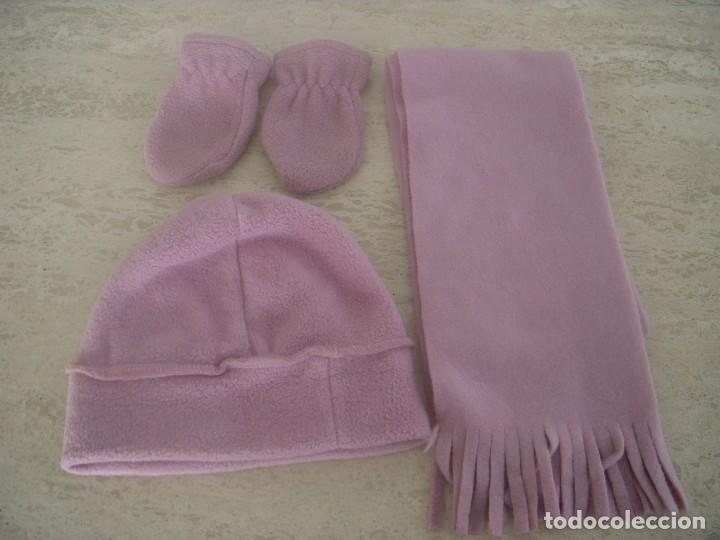 Segunda mano: Impecable conjunto bufanda, gorrito y guantes - Foto 3