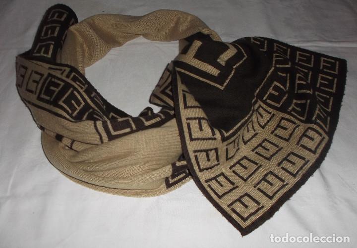 Segunda mano: bufanda reversible tonos marrones - Foto 1
