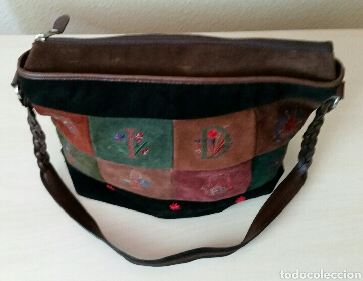Segunda mano: BOLSO DE SE&Ntilde;ORA EN PIEL Y ANTE - Foto 2